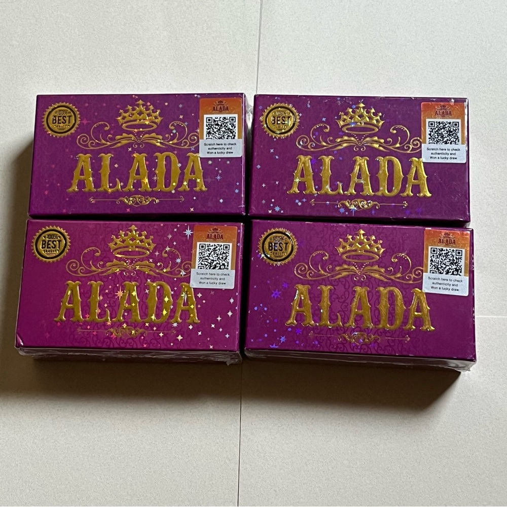 4x Alada Whitening Soap Authentic Natural Bath Soap 160g